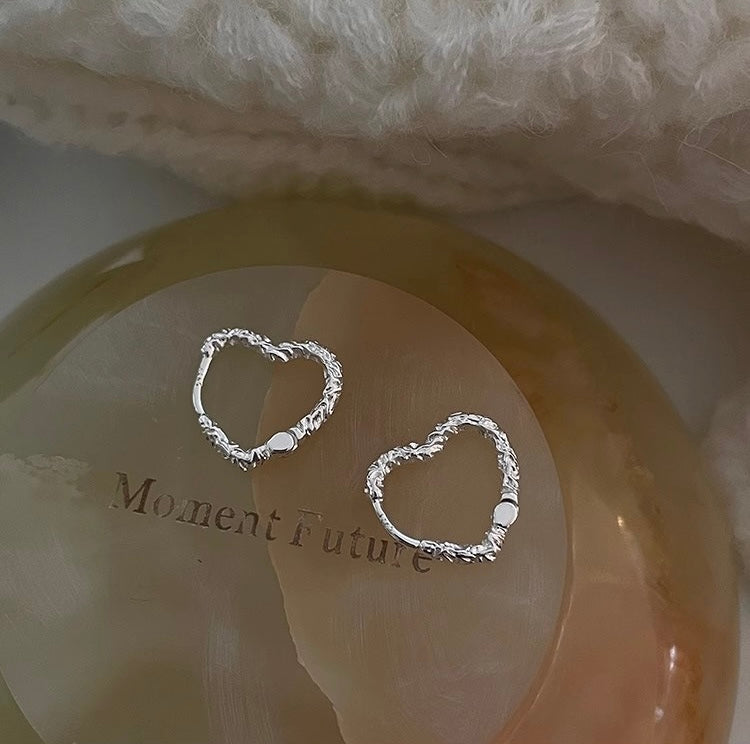 Love Shape Huggie Earring