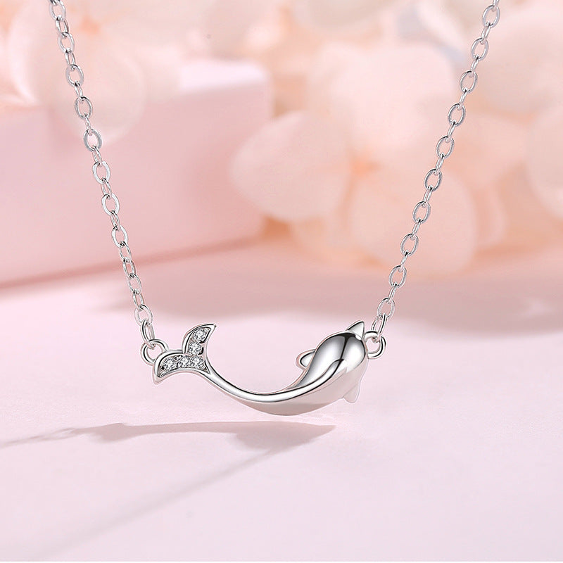 Dolphin shine Pendant Necklace