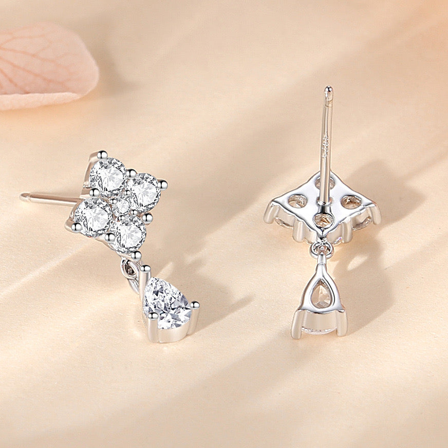 Diamond Drop Earring