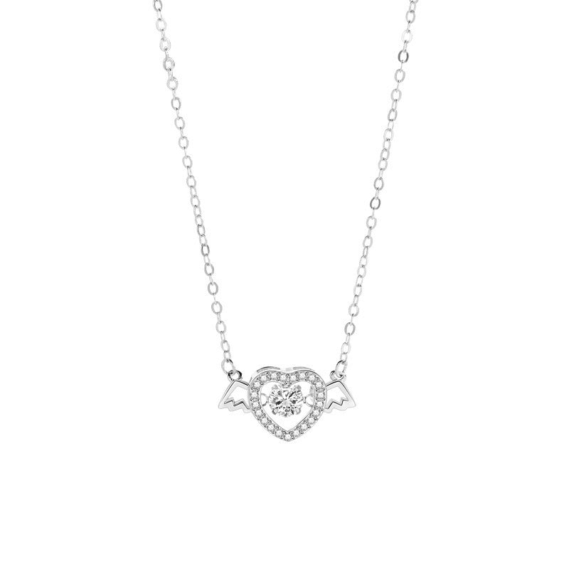 Angle Love Dancing Pendant Necklace