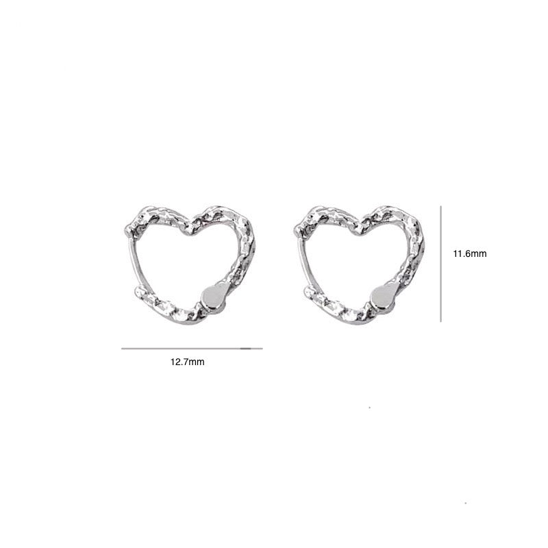 Love Shape Huggie Earring